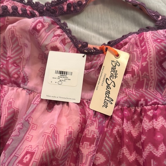 Brette Sandler swimwear Resort style cover up nwt $216 FLAW - Picture 3 of 11